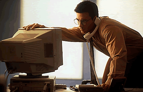 Man with PC